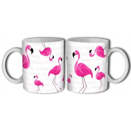 Bögre 300ml, Flamingó B622