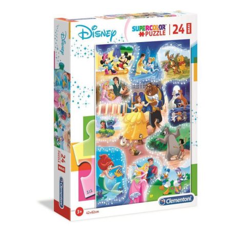 Puzzle, Disney, 24 db-os, maxi, 37x28 cm dob.