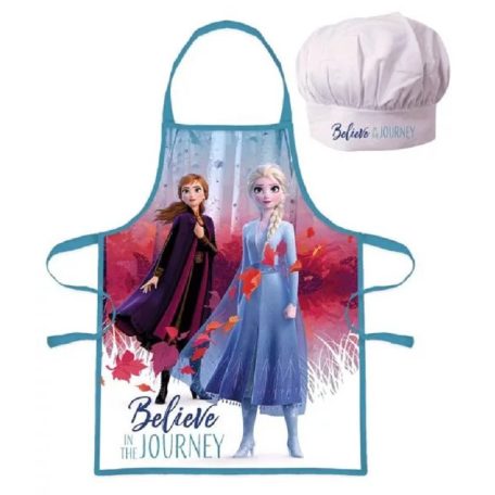 Gyermek konyhai kötény sapkával, Disney Frozen / Jégvarázs, EWA21501WD