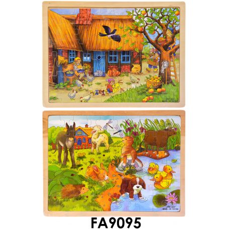 Fa puzzle, farmos, 30x22 cm shrink pack