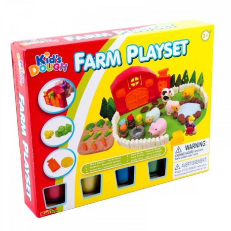 Kids Toys Farmépítő gyurmakészlet, 20 darabos 11642