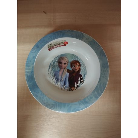 Frozen / Jégvarázs mély tányér, 16cm,  műanyag - MTK003