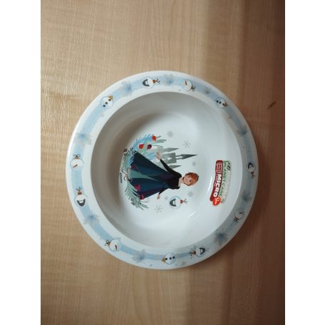 Frozen / Jégvarázs mély tányér, 16cm,  műanyag - MTK011