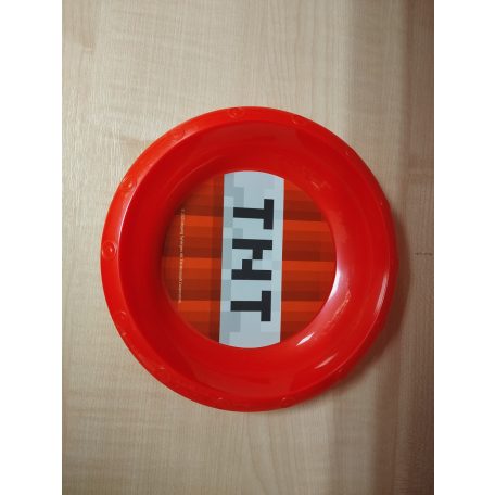 Minecraft  mély tányér, 16cm,  műanyag - MTK012