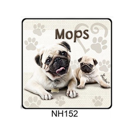 Hűtőmágnes kutyus Mops NH152