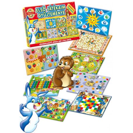 Első játékaim gyűjteménye - társasjáték csomag - 02823 Dtoys 620