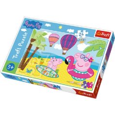 Trefl Kirakó,   24db, 60*40cm, Peppa malac Maxi 14293