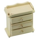 Bababútor komód, natúr fa, 1603260