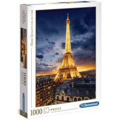   Clementoni kirakó, puzzle, 1000 db, Eiffel-torony, Párizs 39514