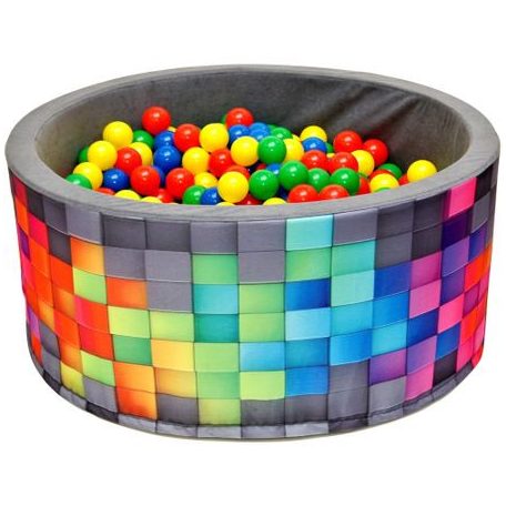 Mochtoys műanyag labdafürdő szett, 6,5cm, 100db-os Dtoys 458