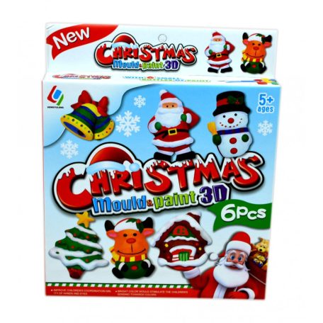 Gipszkiöntő szett - kifestős - karácsonyi - 48479