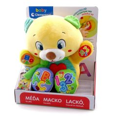 Clementoni baby Interaktív plüss maci, Lackó - 50343