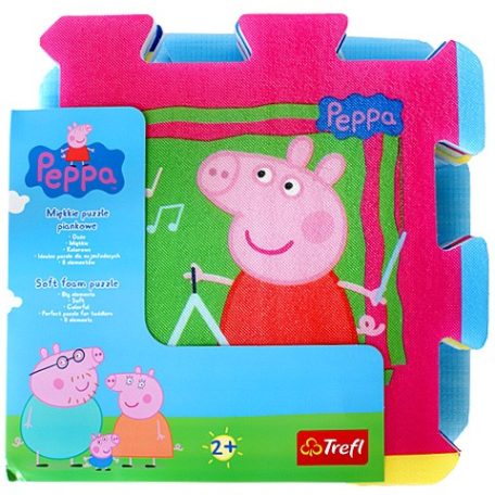 Trefl Szivacs Puzzle, 33*33cm elemekkel, 118*60*1,5cm, Peppa malac 60398