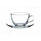 Pasabahce Basic 240ml csésze alátéttel 64476