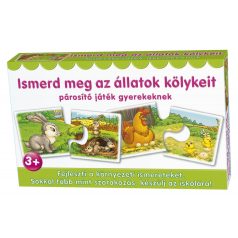   D-Toys Párosító játék, Ismerd meg az állatok kölykeit 645