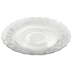 Üveg desszertes tányér szett 6 db 18cm