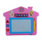 Rajztábla - mágneses - házikó - 31 x 26 cm - 71964