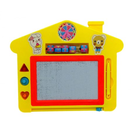 Rajztábla - mágneses - házikó - 31 x 26 cm - 71964