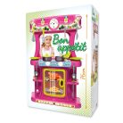 D-Toys Babakonyha kiegészítőkkel, 76cm, 721 Rózsaszín