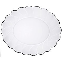 Pasabahce Hasir hullámos kínáló tál 318*268mm 74931