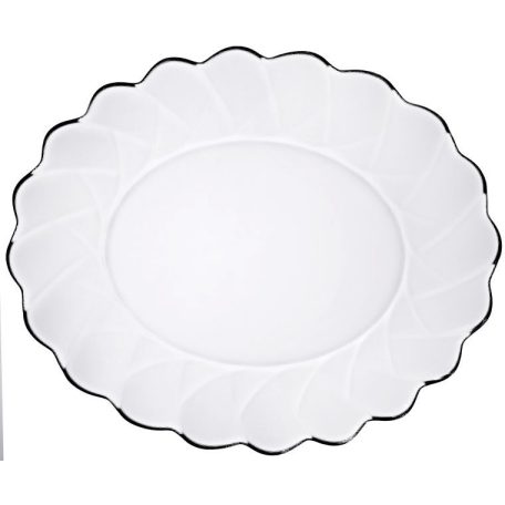 Pasabahce Hasir hullámos kínáló tál 318*268mm 74931