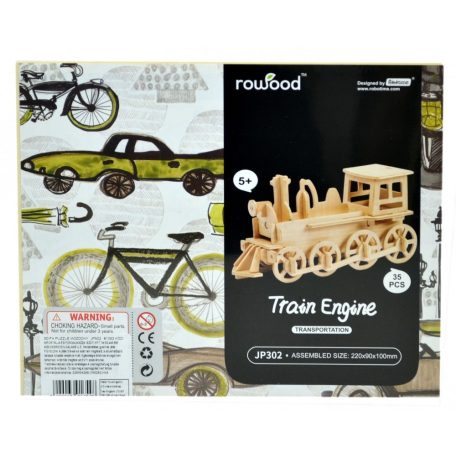 Robotime 3D fa puzzle mozdony - 81062