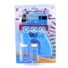 Buborékfújó pisztoly szett lapon - elemes - 82318