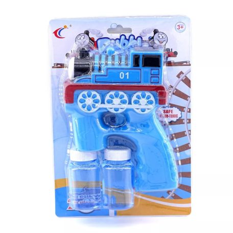 Buborékfújó pisztoly szett lapon - elemes - 82318