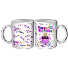 Bögre 300ml, Boldog szülinapot H.B. New B022