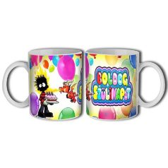 Bögre 300ml, Boldog szülinapot sárkányos New B059