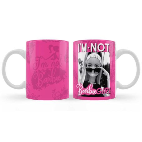 Bögre 300ml, I'm Not Barbie Girl B1038