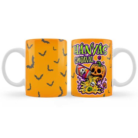 Halloween Bögre 300ml Hányás szódával B1231