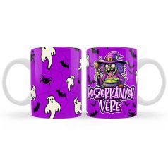 Halloween Bögre 300ml Boszorkányok vére lila B1252