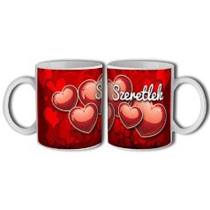 Bögre 300ml, Szeretlek csupa szív New B139