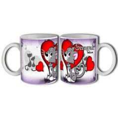 Bögre 300ml, Szeretlek cica New B141