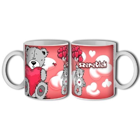 Bögre 300ml, Szeretlek maci New B145