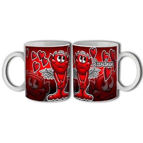 Bögre 300ml, Szeretlek Szerelmem ördög New B150