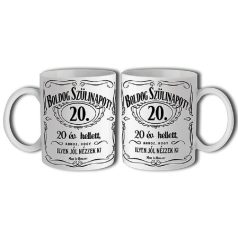 Bögre 300ml, Boldog szülinapot 20 New B181