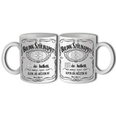 Bögre 300ml, Boldog szülinapot írható New B187