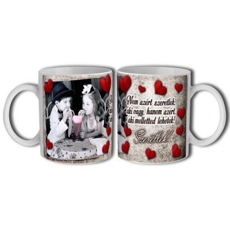 Bögre 300ml, Szeretlek gyerekképes New B264