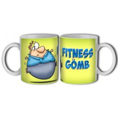 Bögre 300ml, Fitness gömb New B297