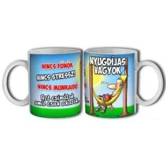 Bögre 300ml, Nyugdíjas vagyok New B321