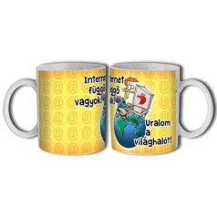 Bögre 300ml, Internet függő vagyok New B333
