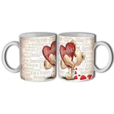 Bögre 300ml, Szeretlek New B360