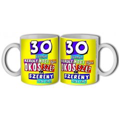 Bögre 300ml, Boldog szülinapot 30 New B375