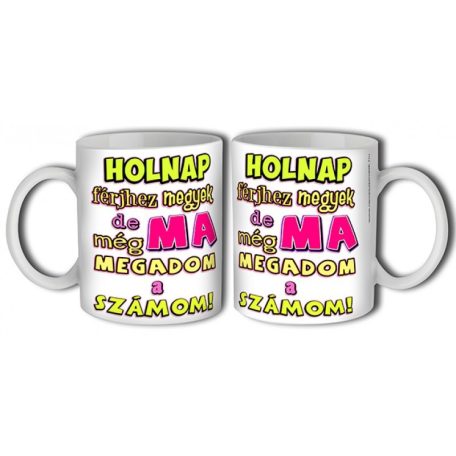 Bögre 300ml, Holnap férjhez megyek New B382