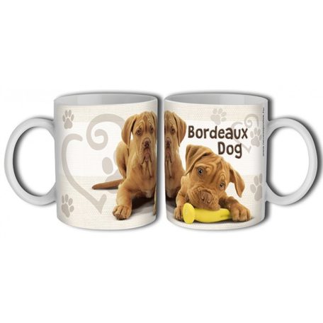 Bögre 300ml, kutyás Bordeux dog New B387