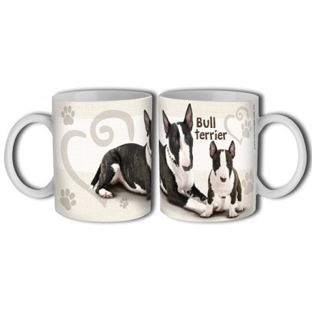 Bögre 300ml, kutyás Bull terrier New B389