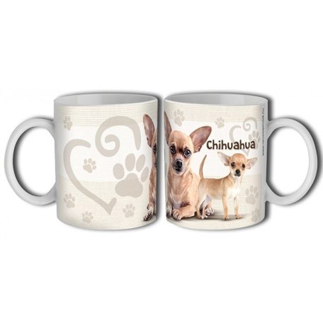 Bögre 300ml, kutyás Chihuahua New B391