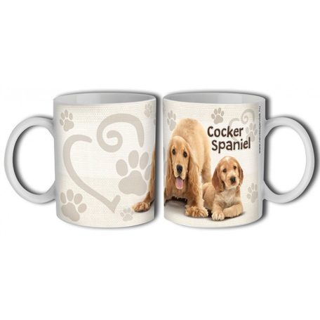 Bögre 300ml, kutyás Cocker spaniel New B392